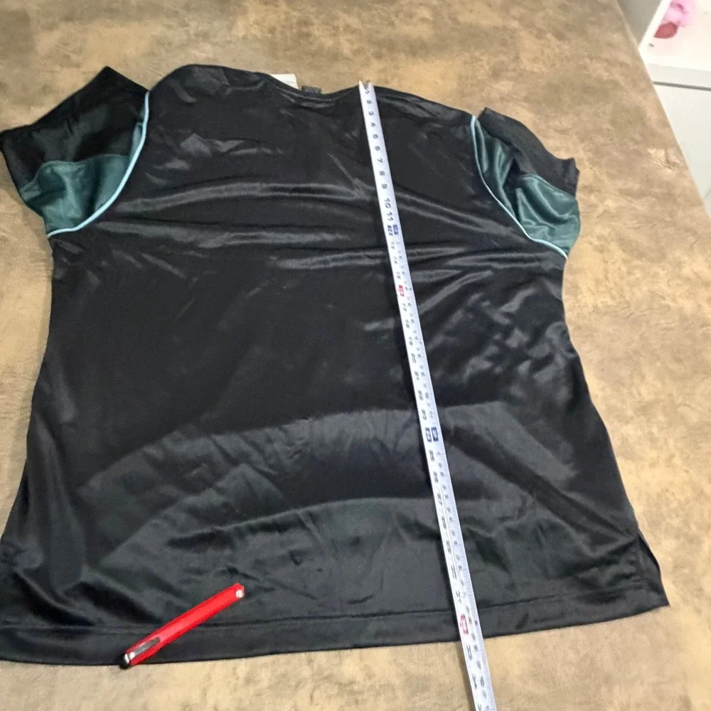 Jordan Warmup Shirt Mens XL Black Green Satin Jumpman Basketball Shooting